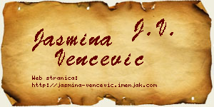 Jasmina Venčević vizit kartica